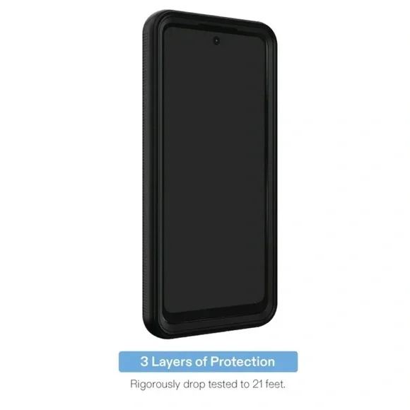 NWT onn Black Rugged Phone Case for Samsung Galaxy A36 5G - Picture 6 of 7